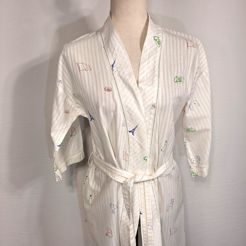 Anthropologie Eloise Cotton Bathrobe